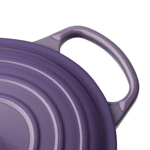 Кастрюля чугунная 31 см 6,3 л Le Creuset Signature фиолетовая