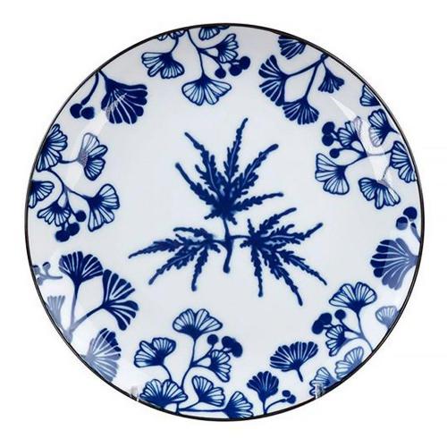 Тарелка 16 см Tokyo Design Flora Japonica бело-синяя