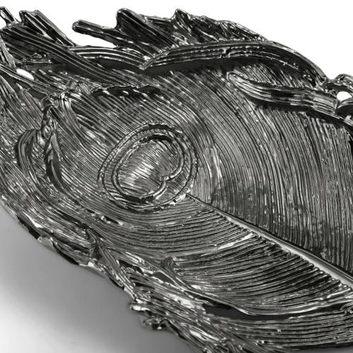Сервировочное блюдо 41,9х14х2,5 см Michael Aram Plume черное