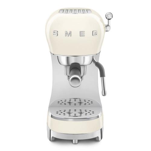 Кофеварка рожковая 1,1 л Smeg Style 50's ECF02CREU бежевая