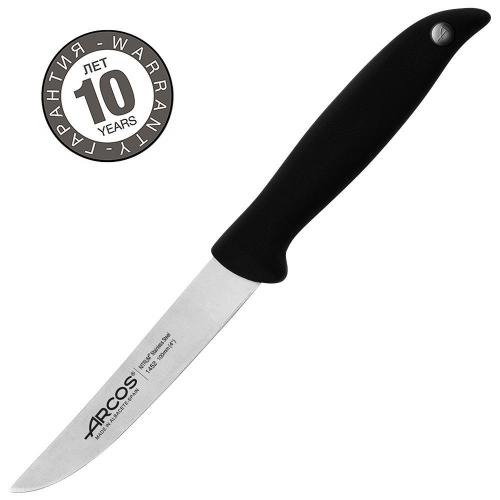 Нож овощной 10,5 см Arcos Menorca черный