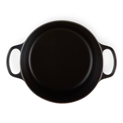 Кастрюля чугунная 24 см 5,3 л Le Creuset Signature матовая черная