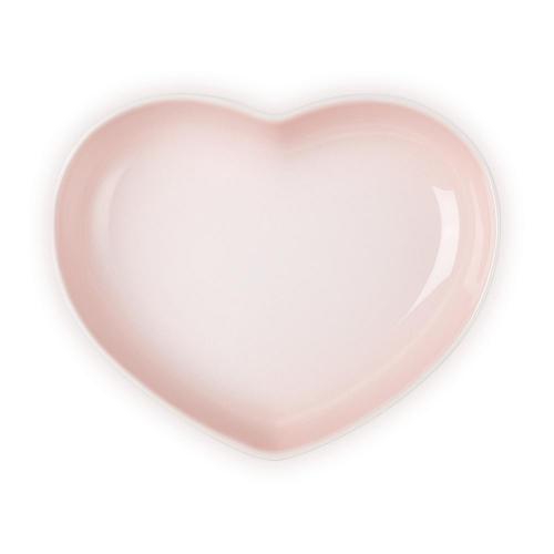 Блюдо 20х18,5 см Le Creuset Heart светло-розовое