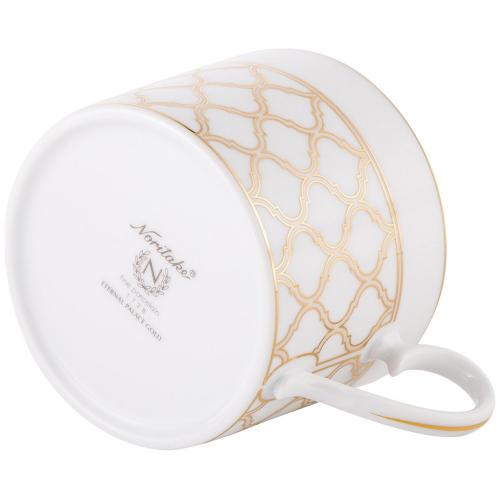 Чайная пара 240 мл Noritake Eternal Palace Gold белая