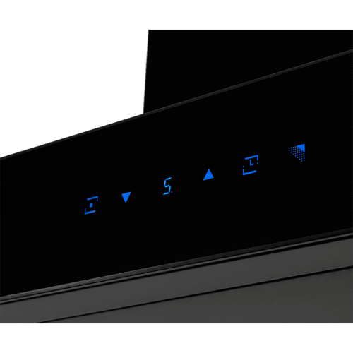 Островная вытяжка 90 см Kuppersberg Hi-Tech Dudl 8 GB черная