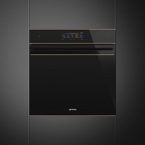 Электрический духовой шкаф 59,7 см SMEG Dolce Stil Novo SO6606WAPNR черный