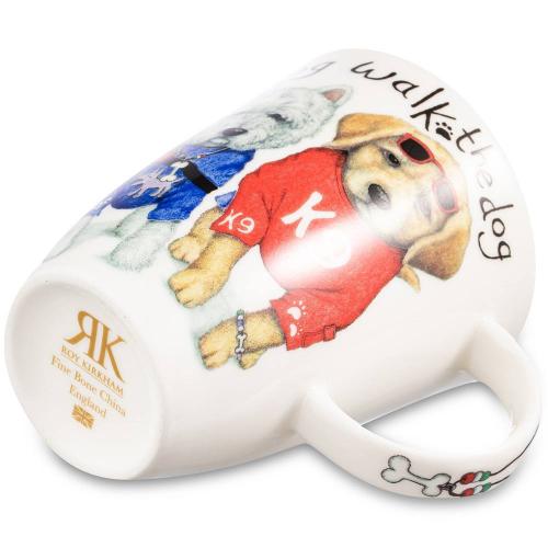 Кружка 400 мл Roy Kirkham Cats & dogs белая