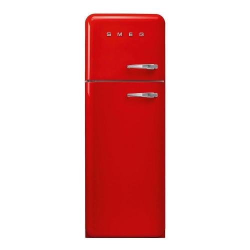 Холодильник двухкамерный 169х60 см Smeg 50's Style FAB30LRD5 красный