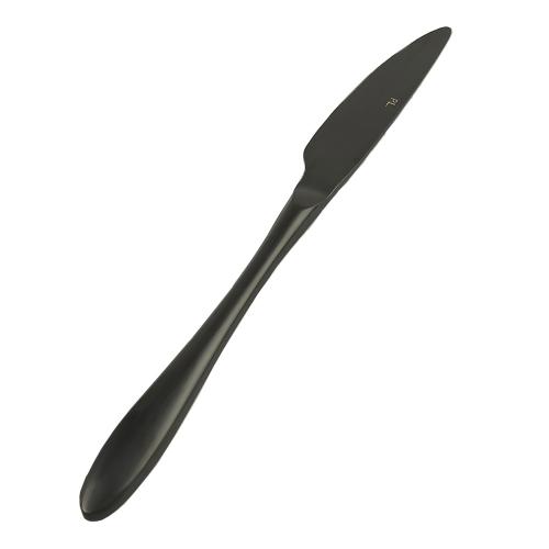 Нож столовый "Alessi-Black" черное матовое PVD покрытие P.L. Proff Cuisine - 1 фото