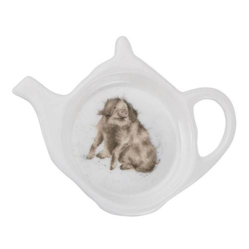 Подставка для чайного пакетика Трюфельная свинья 13 см Royal Worcester Забавная фауна