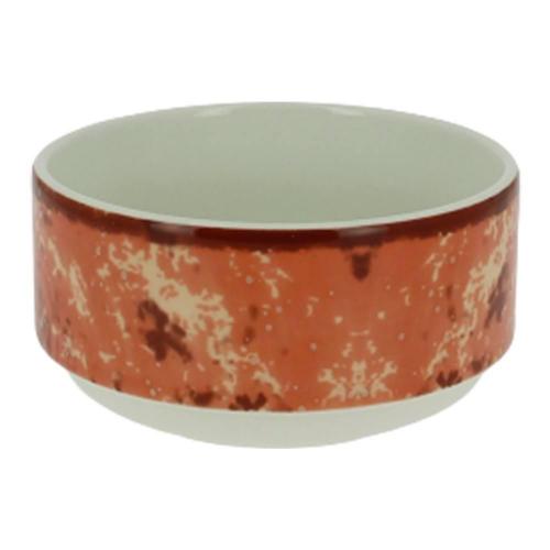 Салатник RAK Porcelain Peppery круглый штабелируемый 480 мл, d 12 см, красный цвет