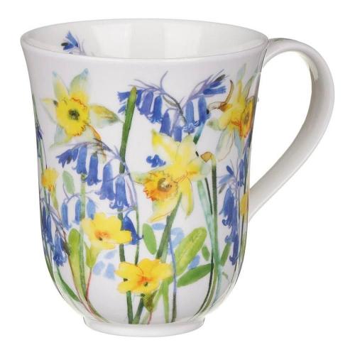 Кружка 330 мл Dunoon Braemar Cottage Flowers желтая