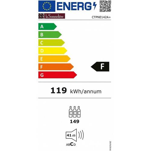 Винный шкаф на 149 бутылок La Sommeliere Tradition CTVNE142A черный