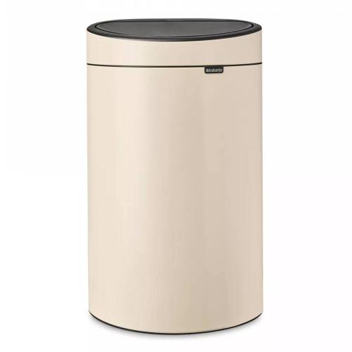 Ведро для мусора 40 л Brabantia Touch Bin бежевое - 1 фото