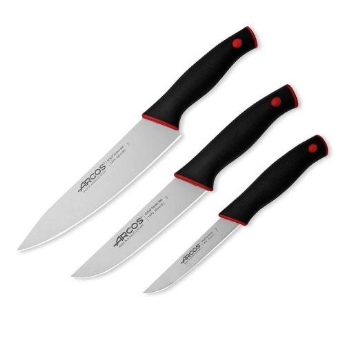 Набор ножей Arcos Duo 3 пр черный