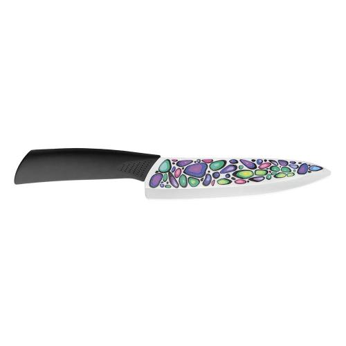 Нож поварской 17,5 см Mikadzo Imari White черный