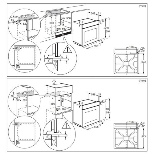 Электрический духовой шкаф 59,6 см Electrolux EOE7C31X стальной