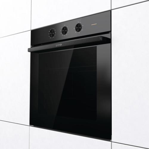 Электрический духовой шкаф 59,5 см Gorenje Essential BO6725E02BG черный