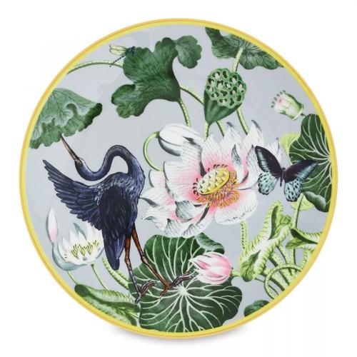 Тарелка закусочная 20 см Wedgwood Wonderlust зеленая