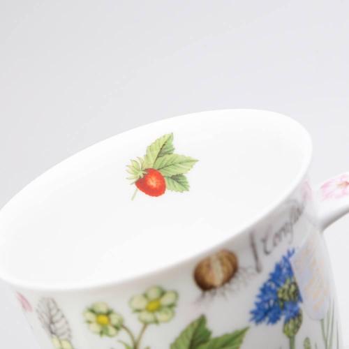 Кружка Клубника 480 мл Dunoon Nevis Floral Diary