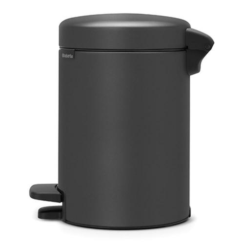 Мусорный бак с педалью 3 л Brabantia NewIcon черный