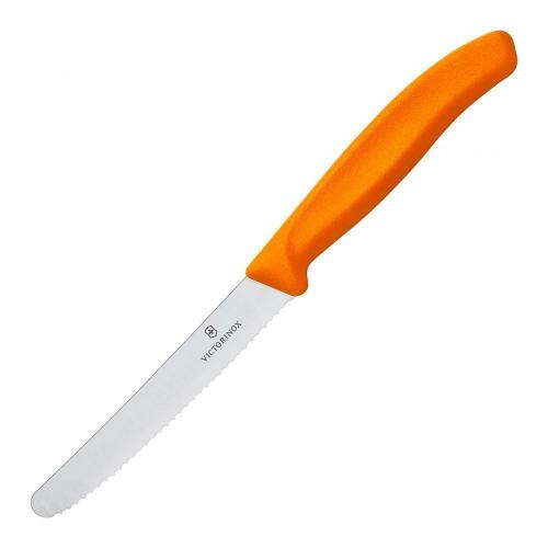 Нож для томатов 11 см Victorinox Swiss Classic оранжевый