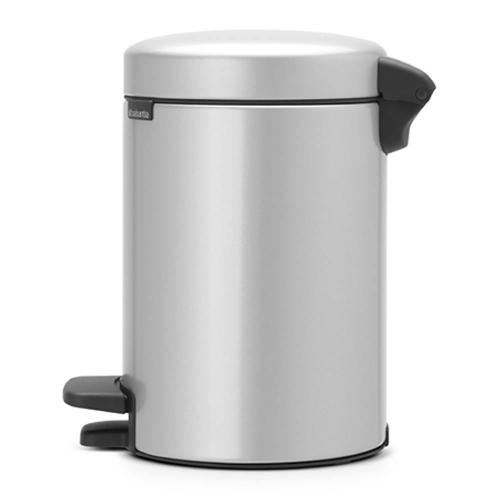 Мусорный бак с педалью 3 л Brabantia NewIcon серый