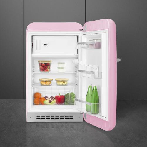 Холодильник 97х54,5 см SMEG 50’s Style FAB10RPK6 розовый