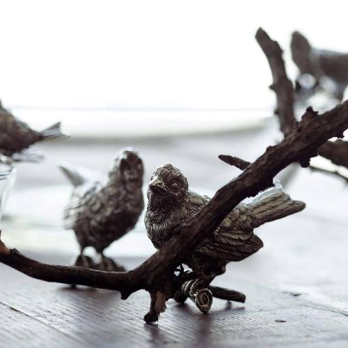 Солонка и перечница 7,6 см Vagabond House Song Bird