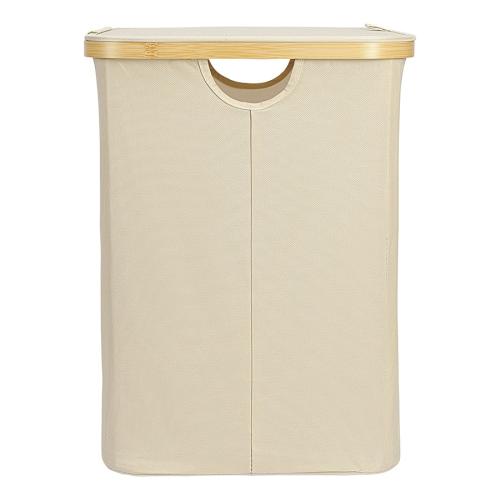Корзина для белья 40х33 см 57 л Smart Solutions Neat Mid бежевая
