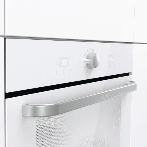 Электрический духовой шкаф 59,5 см Gorenje Simplicity BOS6737SYW белый - 5 фото