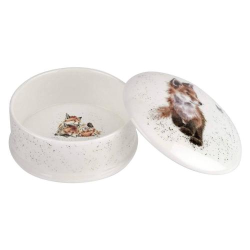 Шкатулка 8,5 см Royal Worcester Забавная фауна белая