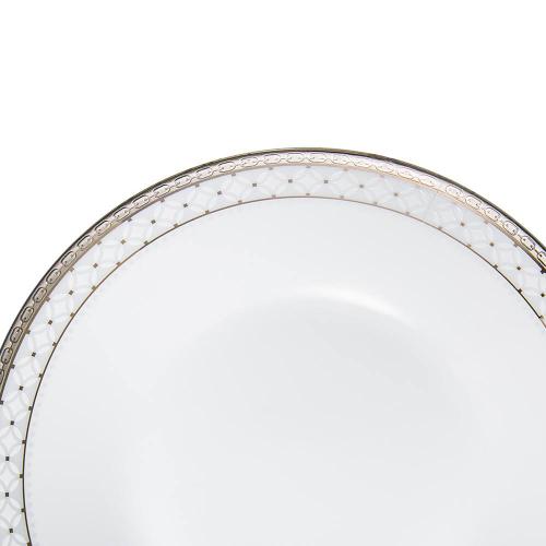 Салатник 14 см Noritake Rochester Platinum белый