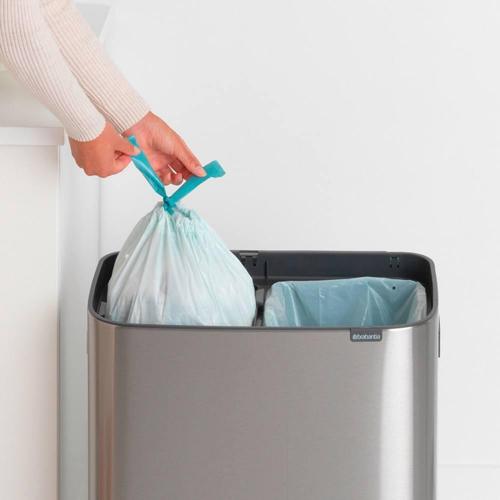 Мусорный бак 2x30 л Brabantia Bo Touch Bin стальной