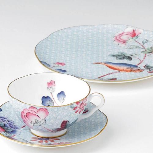 Чайная пара 180 мл Wedgwood Cuckoo голубая