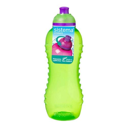 Бутылка для воды 620 мл Sistema Hydrate зеленая