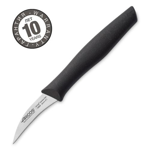 Нож овощной 6 см Arcos Nova черный