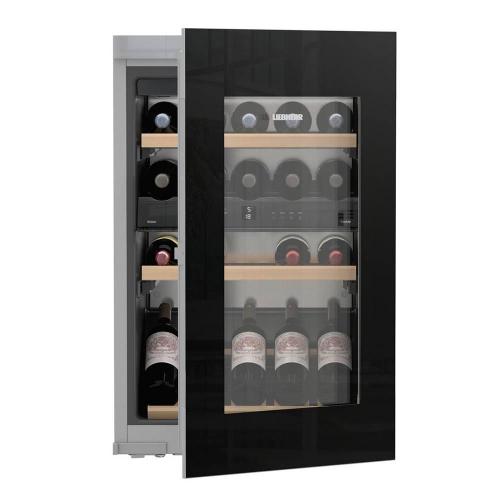 Встраиваемый винный шкаф на 33 бутылок Liebherr Vinidor EWTdf 1683 черный - 6 фото