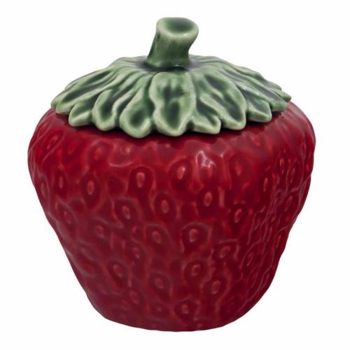 Емкость для хранения 11,5 см Bordallo Pinheiro Strawberries красно-зеленая
