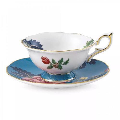 Чайная пара 140 мл Wedgwood Wonderlust белая