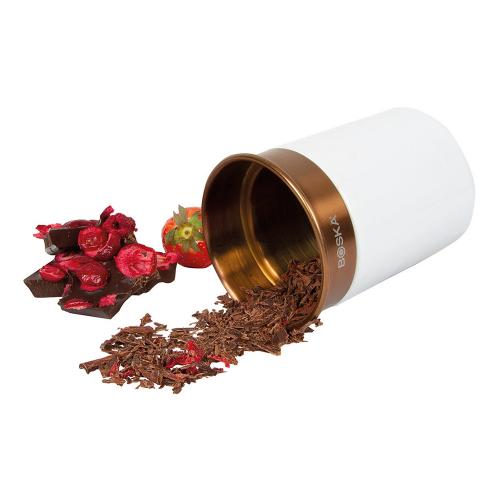 Терка для шоколада с контейнером 7х7х10 см Boska Chocowares белая