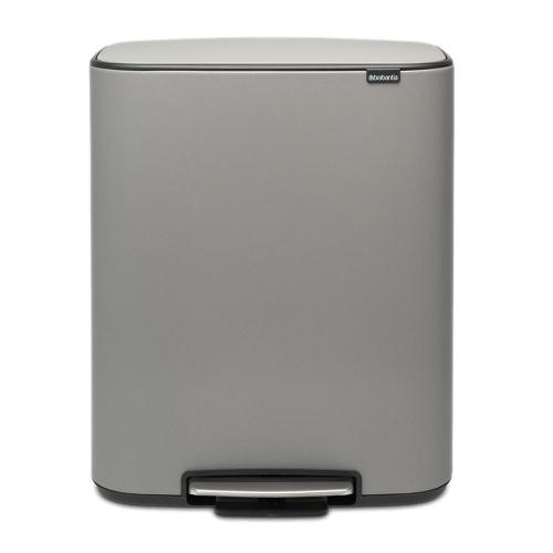 Мусорный бак 60 л Brabantia Bo Pedal Bin серый