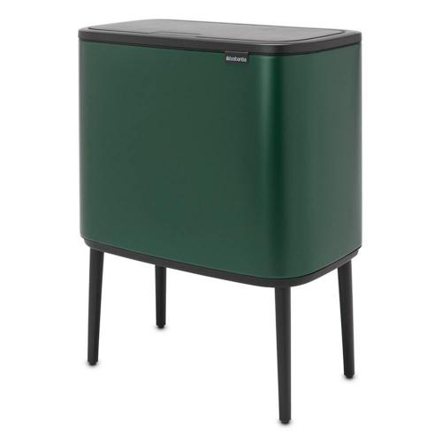 Мусорный бак 11+11+11 л Brabantia Bo Touch Bin зеленая сосна