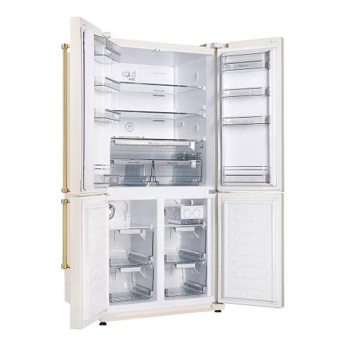 Холодильник French Door 185х91 см Kuppersberg Classic NMFV 18591 C кремовый