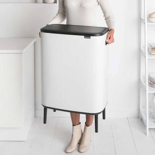 Мусорный бак 60 л Brabantia Bo Touch Bin Hi белый