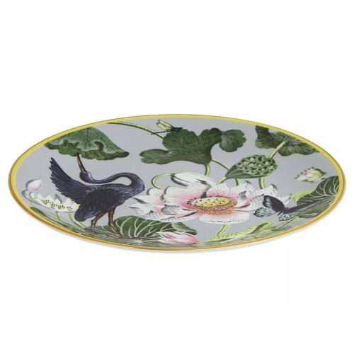 Тарелка закусочная 20 см Wedgwood Wonderlust зеленая