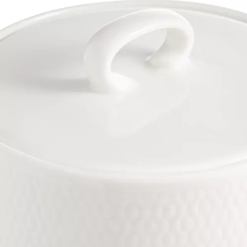 Сахарница 10 см Wedgwood Gio белая