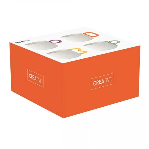 Набор кружек Easy Life Creative белый 4 пр