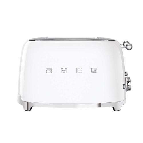 Тостер на 4 ломтика Smeg 50's Style TSF03WHEU белый