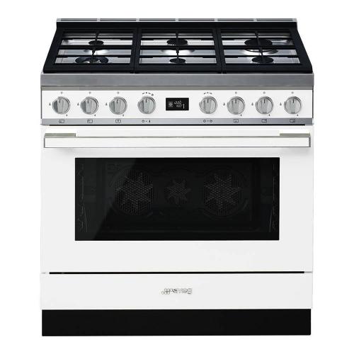 Варочный центр 90 см Smeg Portofino CPF9GPWH белый - 3 фото